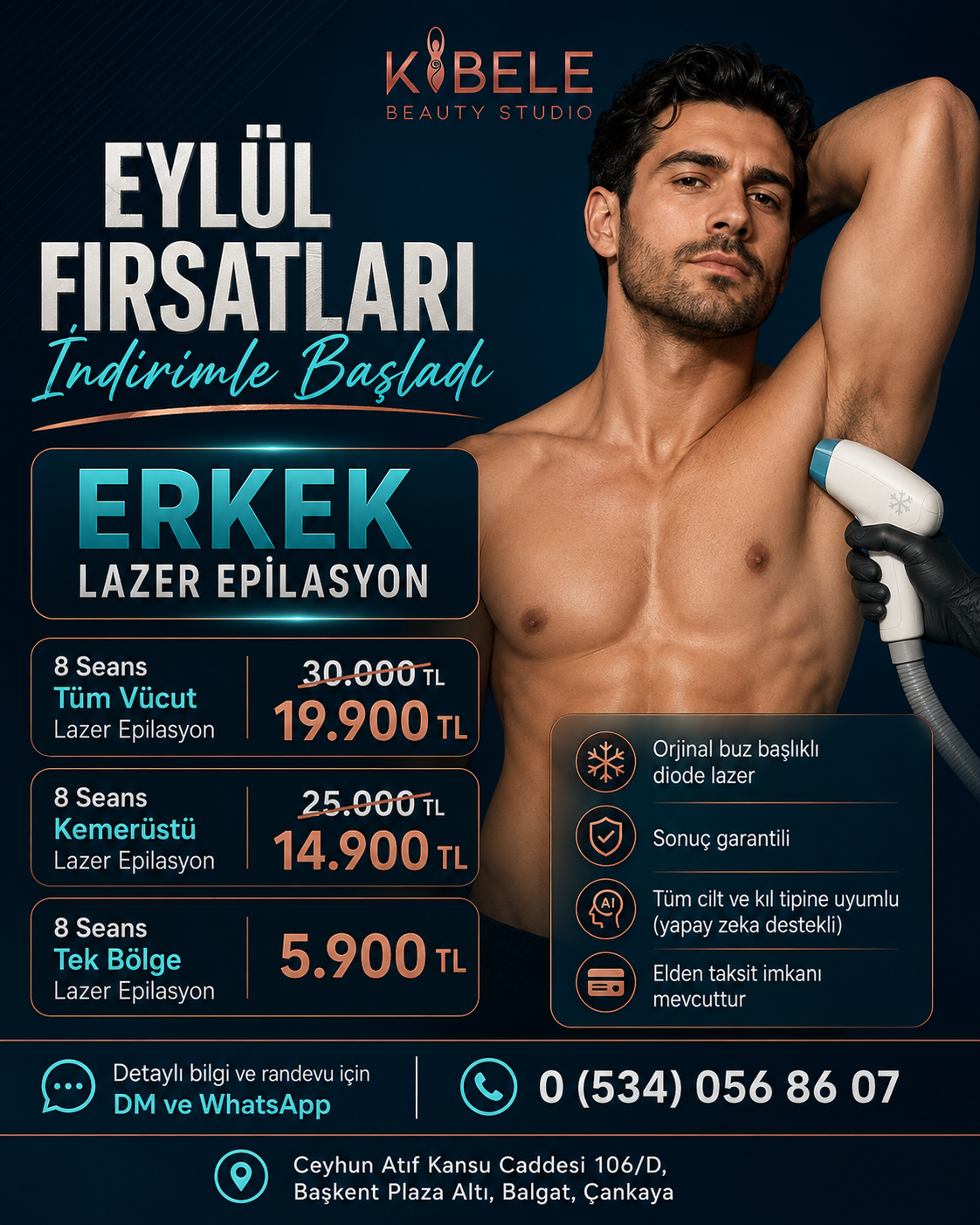 Erkek Lazer Epilasyon