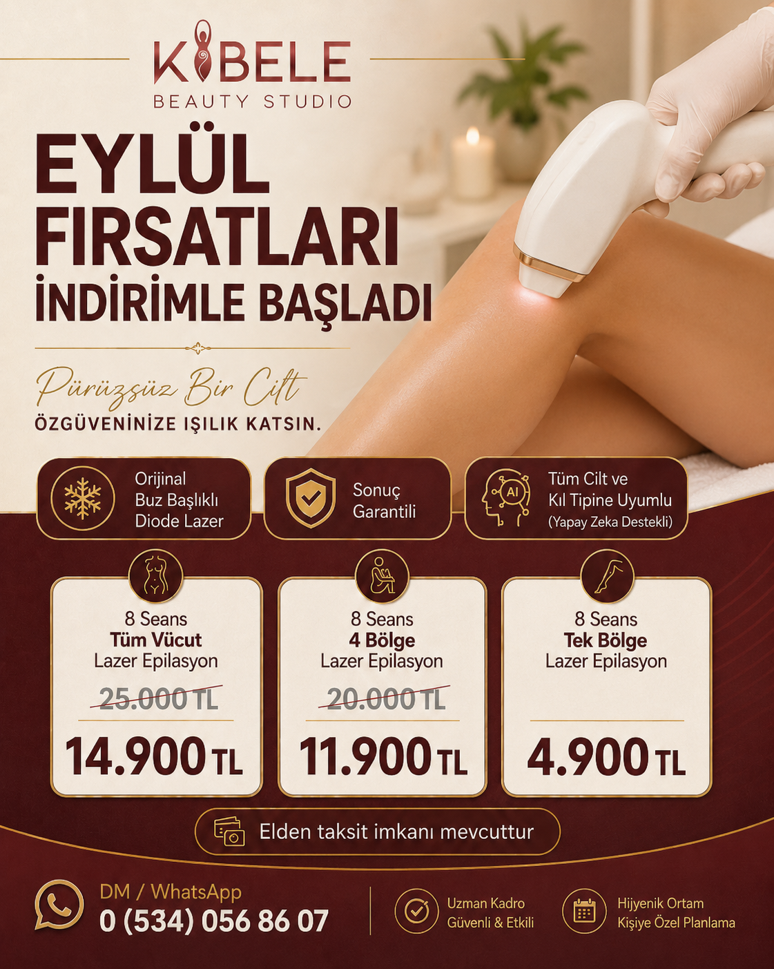 Kadın Lazer Epilasyon